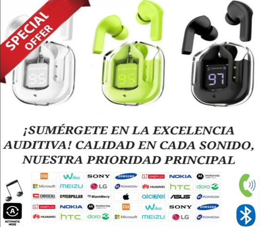 Auriculares inalámbricos con Bluetooth